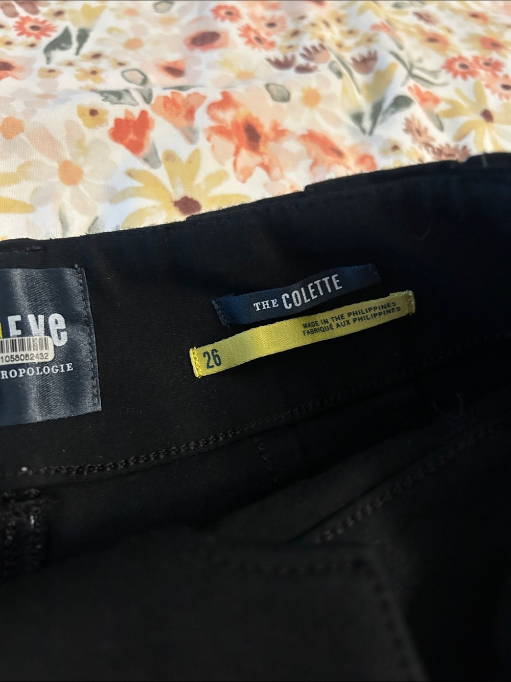Maeve Black Cropped Wide-Leg Pants - Picture 7 of 8